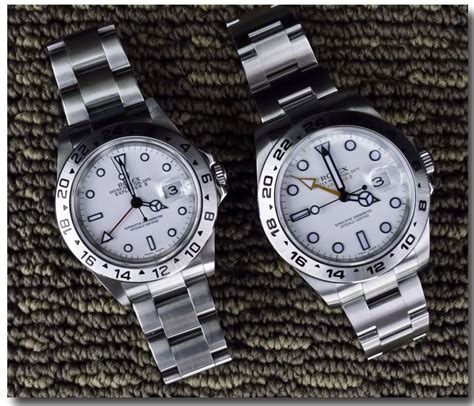 Rolex Explorer II 40mm vs 42mm 